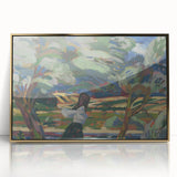 Expressionist Landscape - To the Field by Arnold Weisz-Kubínčan | Wall Art