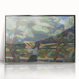 Expressionist Landscape - To the Field by Arnold Weisz-Kubínčan | Wall Art