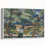 Expressionist Landscape - To the Field by Arnold Weisz-Kubínčan | Wall Art