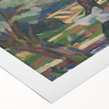 Expressionist Landscape - To the Field by Arnold Weisz-Kubínčan | Wall Art