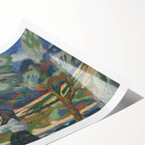 Expressionist Landscape - To the Field by Arnold Weisz-Kubínčan | Wall Art