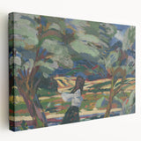 Expressionist Landscape - To the Field by Arnold Weisz-Kubínčan | Wall Art