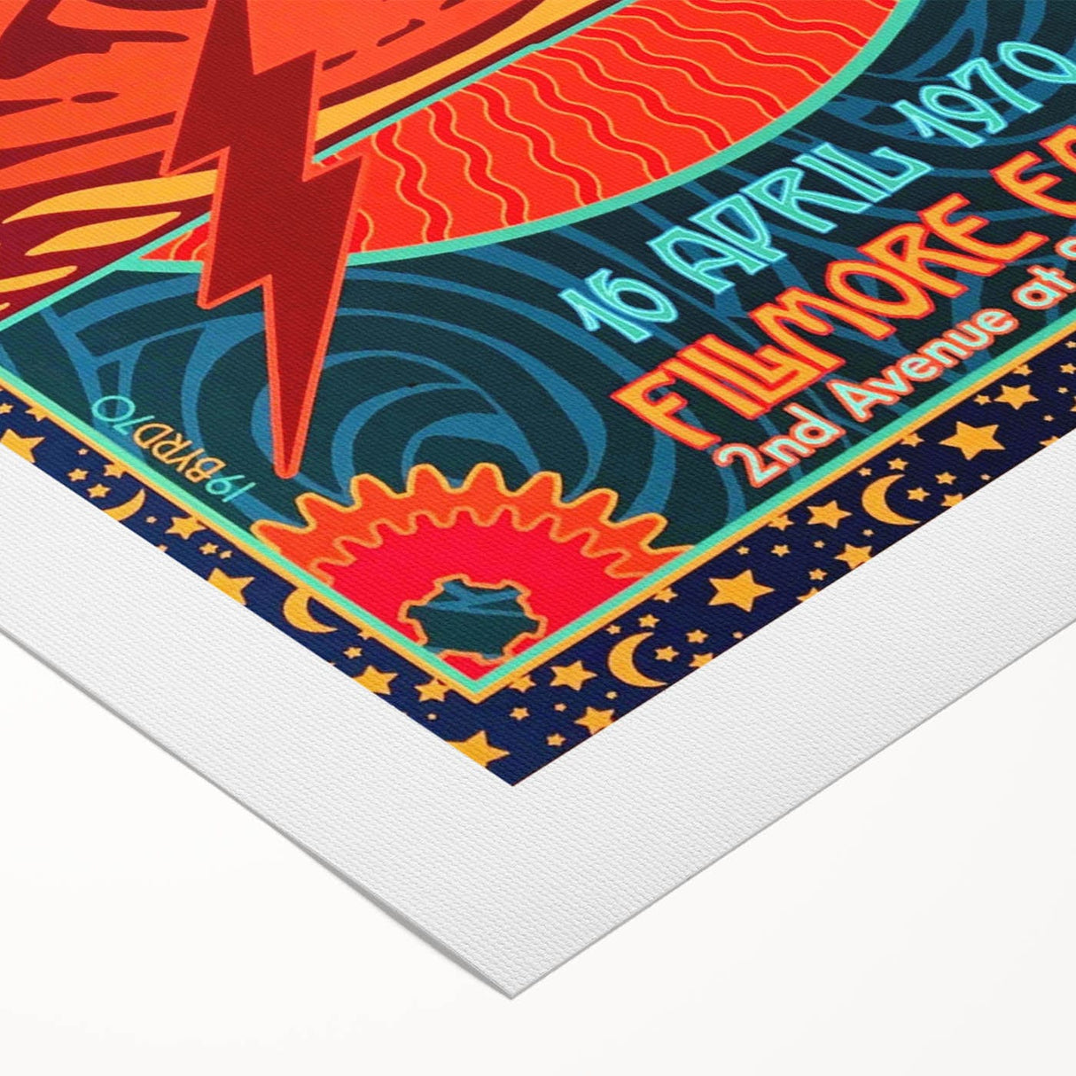 Pink Floyd 1970 Fillmore East Concert Poster - NYC