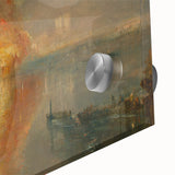 Romanticism Art: Burning of Parliament by Turner - Dramatic Canvas