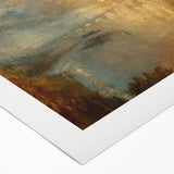 Romanticism Art: Burning of Parliament by Turner - Dramatic Canvas