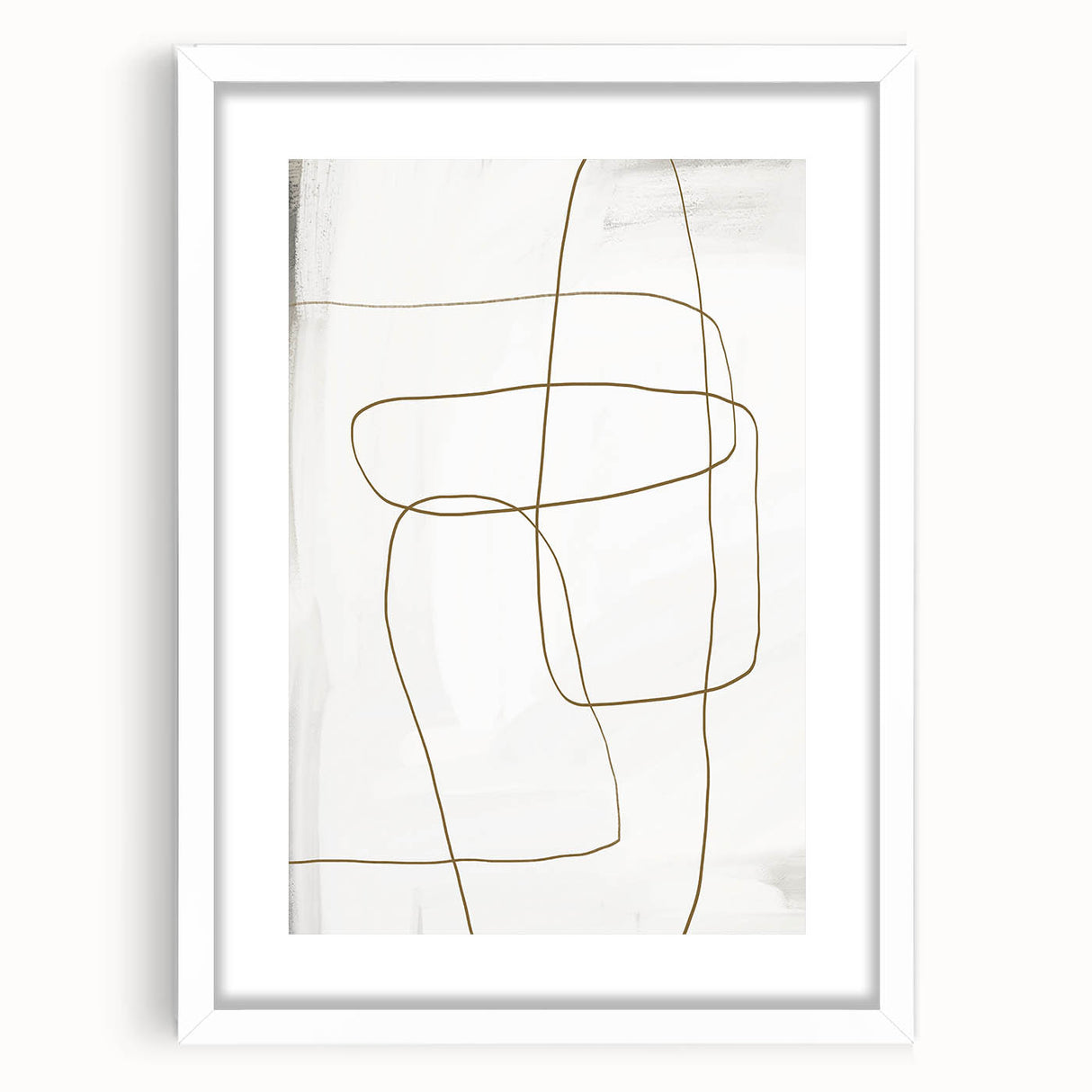 Contemporary Dining Art Pieces – Black and White Geometric Print