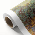Van Gogh Olive Trees Under Sun - Impressionist Wall Art Print