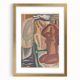 Expressionist Art - Bathing Women by Leo Gestel | Abstract Wall Art