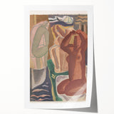 Expressionist Art - Bathing Women by Leo Gestel | Abstract Wall Art
