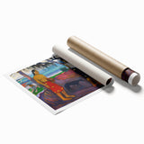 Modern Wall Art - I Raro Te Oviri by Paul Gauguin - Exotic Island Decor