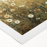 Vibrant abstract floral design on rolled canvas art, showcasing bold colors and intricate patterns, ideal for modern home decor. Perfectly packaged in a durable tube.