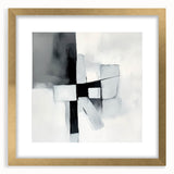 Colorful Abstract Wall Art – Black & Gray Modern Canvas Composition