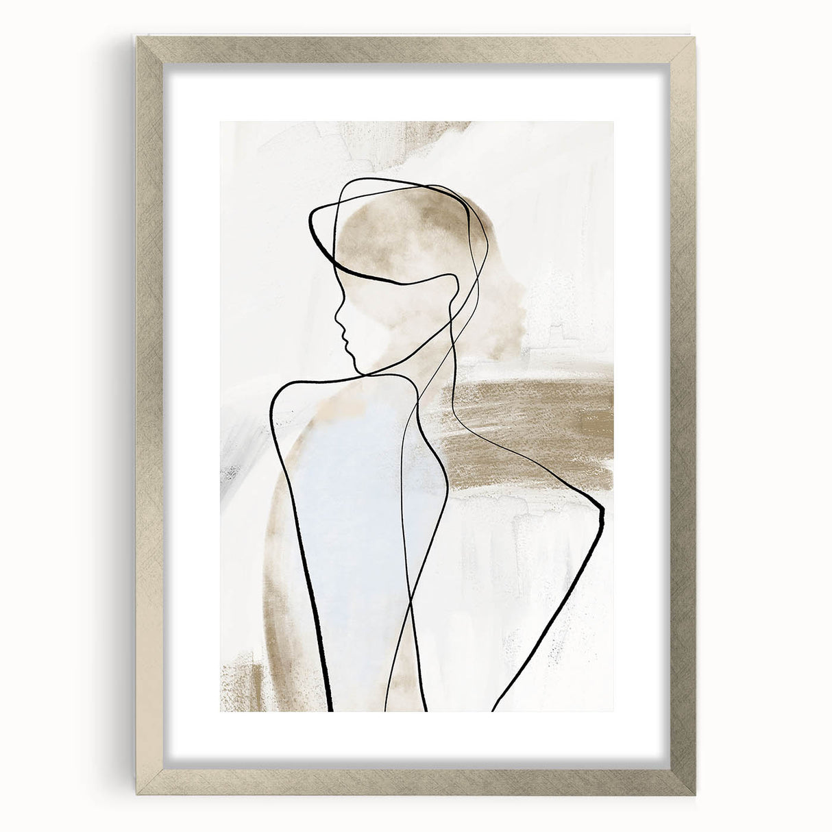 Acrylic Dining Room Artwork – Elegant Minimalist Line Art Print