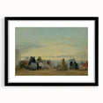 Boudin Sunset Beach Scene - Impressionist Wall Art Print