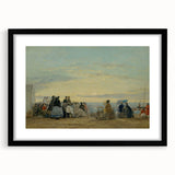 Boudin Sunset Beach Scene - Impressionist Wall Art Print