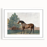 Romanticism Art: Anvil by George Stubbs - Majestic Horse Canvas