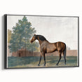 Romanticism Art: Anvil by George Stubbs - Majestic Horse Canvas