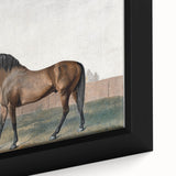 Romanticism Art: Anvil by George Stubbs - Majestic Horse Canvas