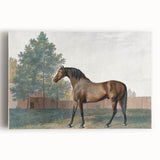 Romanticism Art: Anvil by George Stubbs - Majestic Horse Canvas