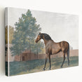 Romanticism Art: Anvil by George Stubbs - Majestic Horse Canvas