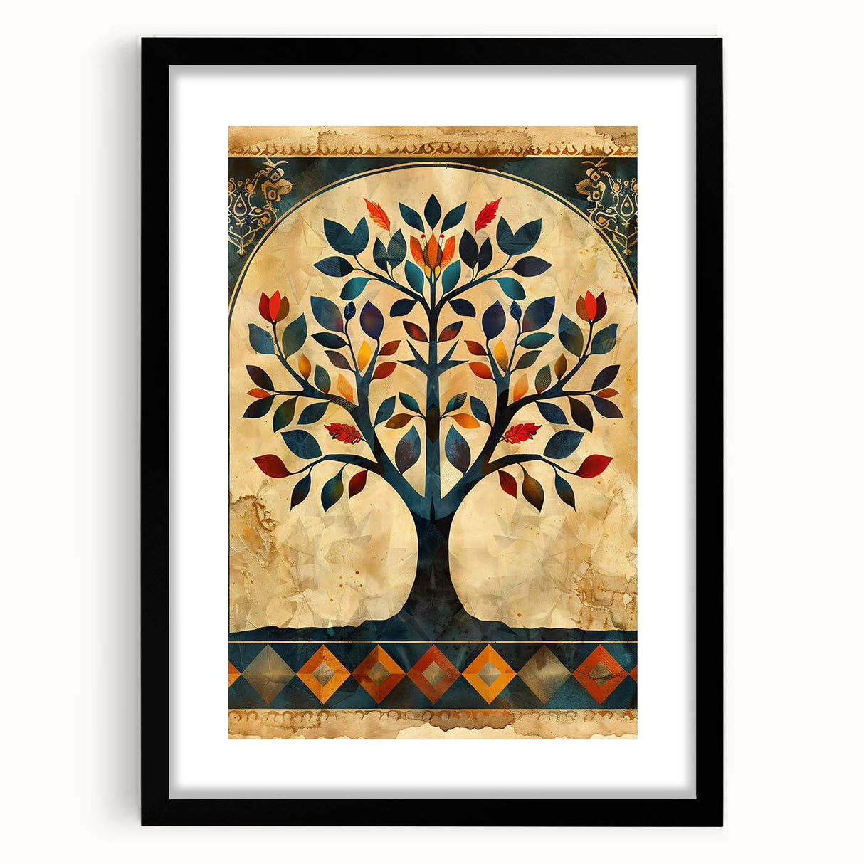 Elegant Tree of Life - Modern Living Room Wall Art on Canvas & Frames