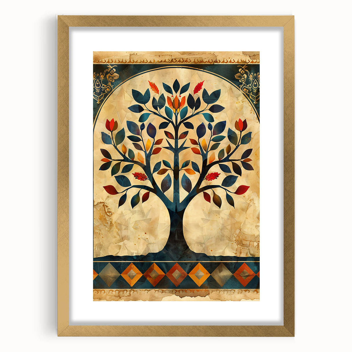 Elegant Tree of Life - Modern Living Room Wall Art on Canvas & Frames
