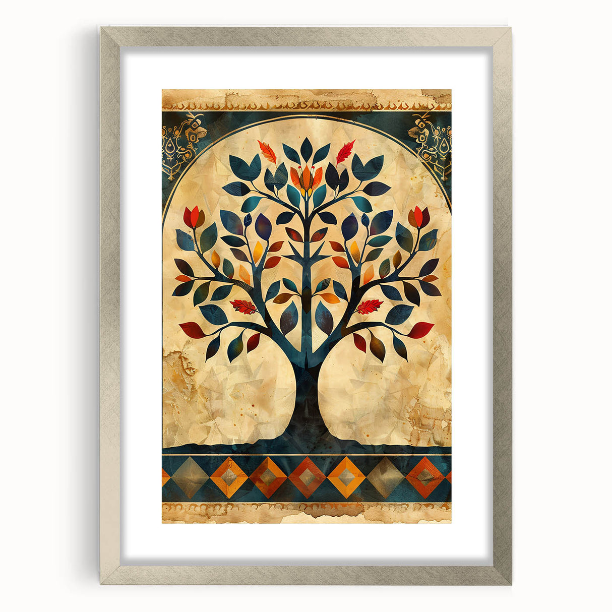 Elegant Tree of Life - Modern Living Room Wall Art on Canvas & Frames