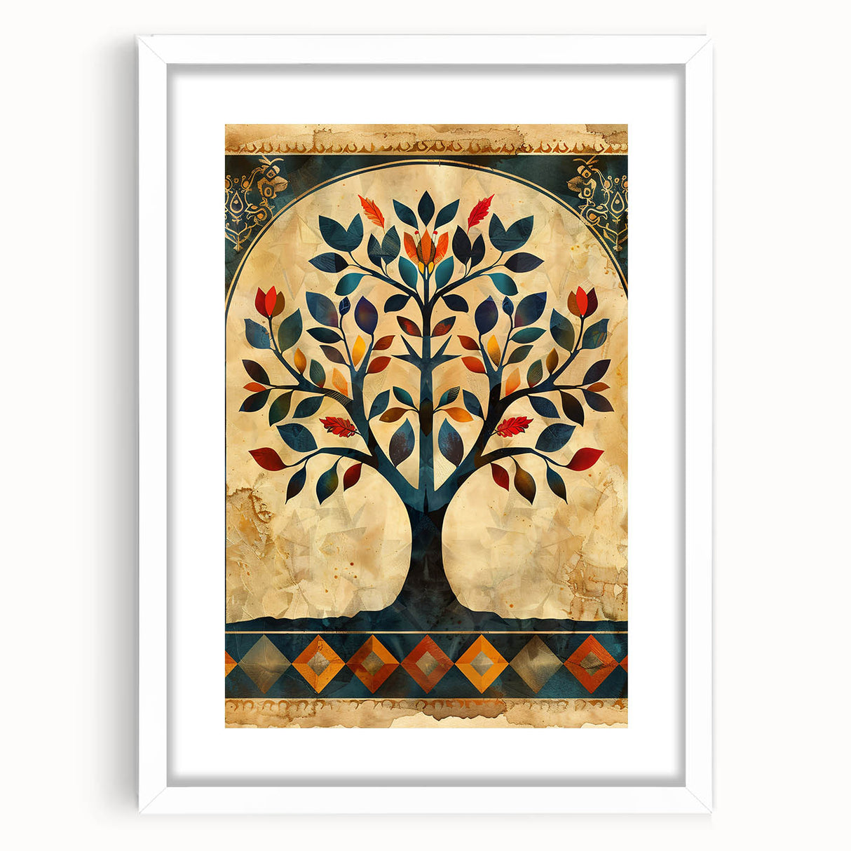 Elegant Tree of Life - Modern Living Room Wall Art on Canvas & Frames