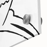 Expressionist Print - Two Dancers by Ernst Kirchner | Monochrome Wall Art