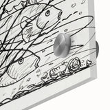 Expressionist Art: Two Fish in Water - Abstract Expressionism Print