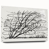 Expressionist Art: Two Fish in Water - Abstract Expressionism Print