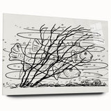 Expressionist Art: Two Fish in Water - Abstract Expressionism Print