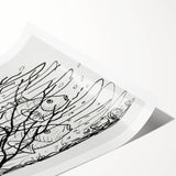 Expressionist Art: Two Fish in Water - Abstract Expressionism Print