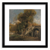 Romanticism Art: Harnham Gate by John Constable - Scenic Canvas