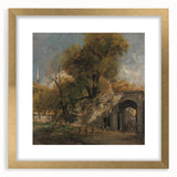 Romanticism Art: Harnham Gate by John Constable - Scenic Canvas