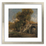 Romanticism Art: Harnham Gate by John Constable - Scenic Canvas