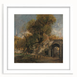 Romanticism Art: Harnham Gate by John Constable - Scenic Canvas