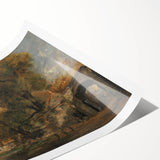 Romanticism Art: Harnham Gate by John Constable - Scenic Canvas