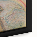 Expressionist Art: Two Men in Landscape - Abstract Expressionism Print