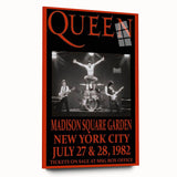 Queen 1982 Madison Square Garden Concert Poster - Flash