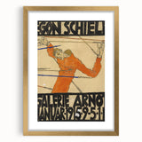 Bold Art Deco Wall Art - Egon Schiele Galerie Arnolt 1915 Print