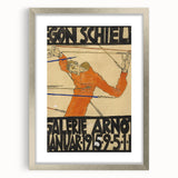 Bold Art Deco Wall Art - Egon Schiele Galerie Arnolt 1915 Print