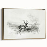 Framed canvas artwork depicting a serene landscape with rich gold accents, showcasing vibrant colors and intricate details, ideal for home decor enhancement.