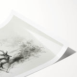 Rolled print showcasing a serene landscape design with vibrant colors and intricate details, securely packaged in a durable cardboard tube for easy transport and display. Ideal for home decor enthusiasts seeking unique art pieces.