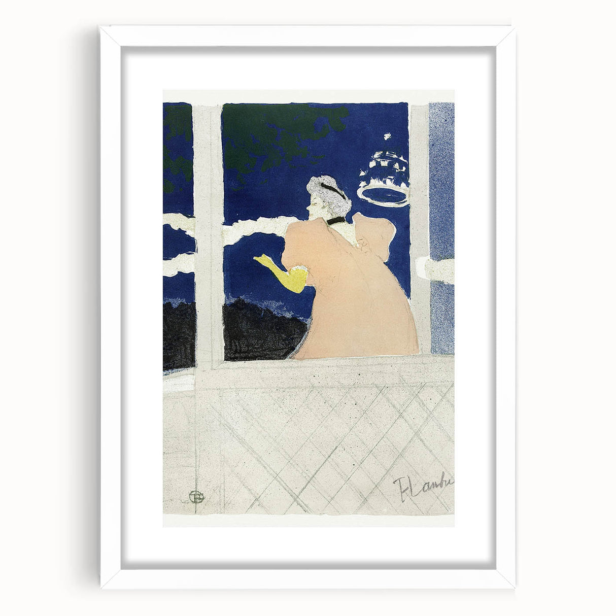 Modern Wall Art - Aux Ambassadeurs by Toulouse-Lautrec - Vintage Print