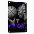 Urban Chic Pop Art Wall Art – Bold Black, Purple, and Yellow Canvas