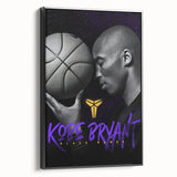 Urban Chic Pop Art Wall Art – Bold Black, Purple, and Yellow Canvas