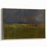 Realism Art Print - Tatras Before a Storm by László Mednyánszky Canvas