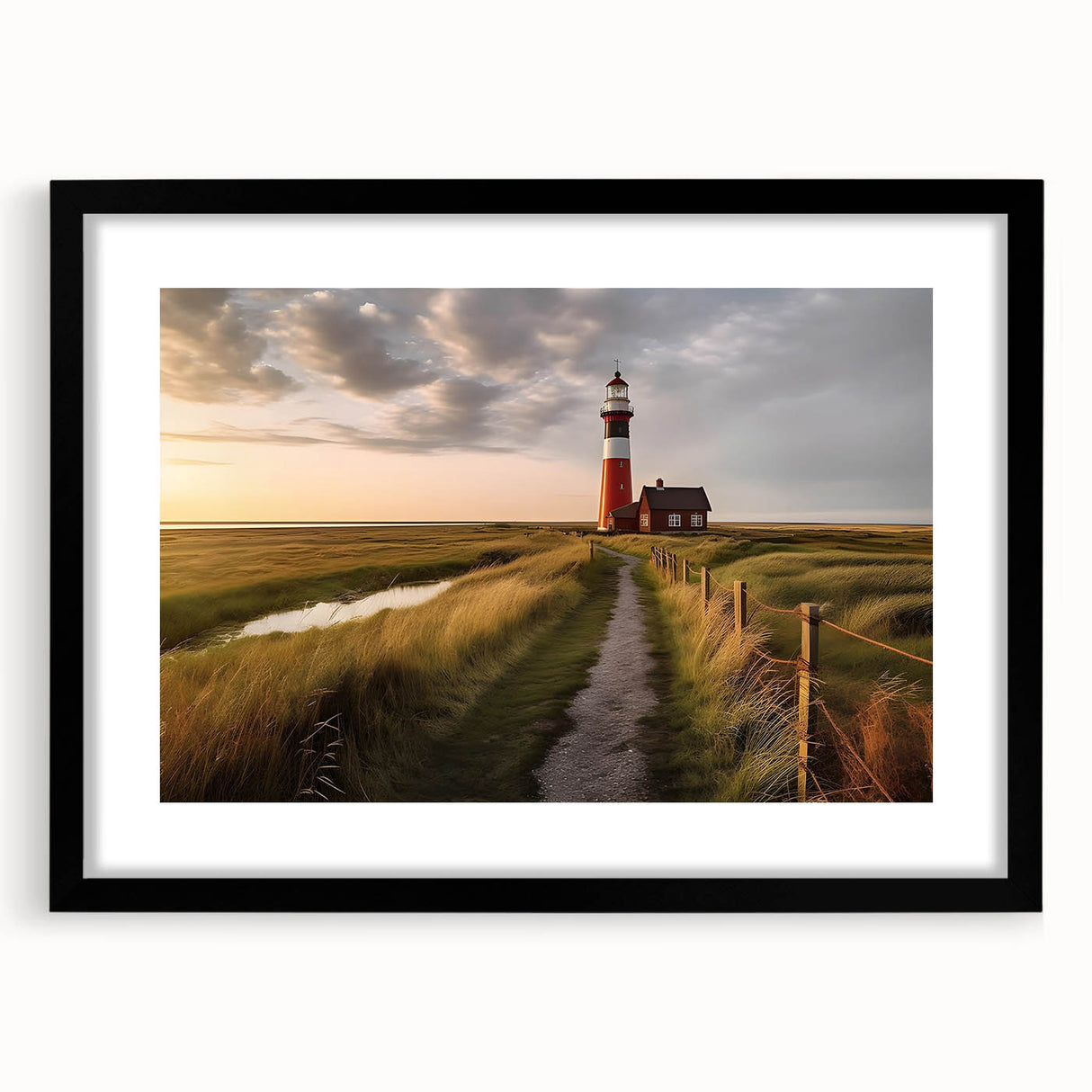 Colorful art featuring abstract depiction of a European scenery in vibrant hues on a large framed canvas.