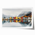 Extra large rolled print of a serene Finnish landscape with lush greenery and a clear sky.